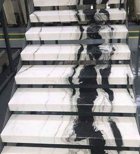 mermer merdiven beyaz